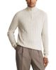 Reiss Reiss Howard Cashmere Half Zip Cable Knit Sweater - 1