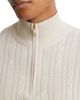 Reiss Reiss Howard Cashmere Half Zip Cable Knit Sweater - 4
