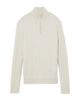 Reiss Reiss Howard Cashmere Half Zip Cable Knit Sweater - 6