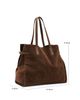 Reiss Reiss Indigo Oversized Suede Tote - 3