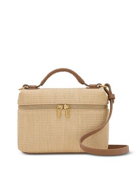 Reiss Reiss Ines Raffia Effect Vanity Crossbody