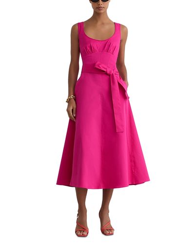 Reiss Reiss Irina Belted Midi Dress