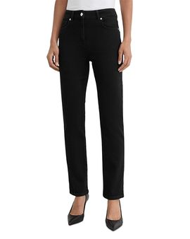 Reiss Reiss Isabel Mid Rise Slim Leg Jeans in Black
