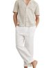 Reiss Reiss Island Striped Knit Button-Up Shirt - 4