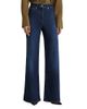 Reiss Reiss Jas High Rise Wide Leg Jeans in Dark Blue - 1
