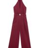 Reiss Reiss Jodie Halter Neck Belted Wide Leg Jumpsuit - 5