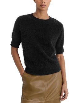Reiss Reiss Julia Brushed Cashmere Tee