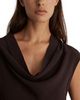 Reiss Reiss Justine Cowl Neck Sash Waist Midi Dress - 6