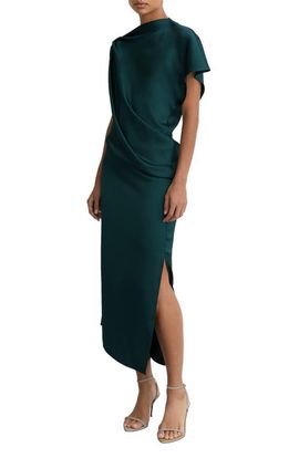 Reiss Reiss Kenzie Asymmetric Satin Dress