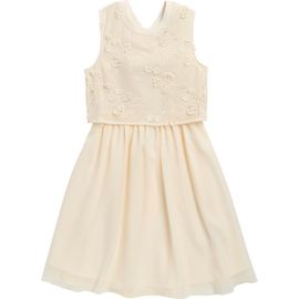 Reiss Reiss Kids' Gianna Floral Embroidered Dress