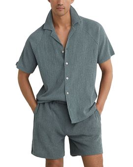 Reiss Reiss Knox Textured Raglan Shirt