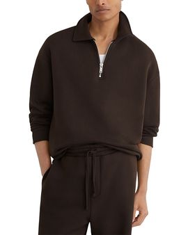 Reiss Reiss Kurwin Cotton Half Zip Sweatshirt