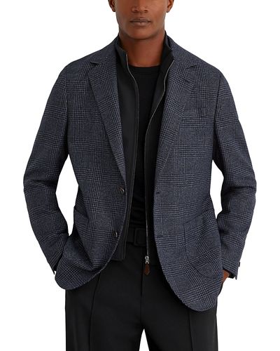 Reiss Reiss Kyle Tailored Fit Check Blazer