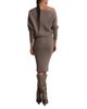 Reiss Reiss Lara Off-the-Shoulder Ribbed Knit Dress - 4