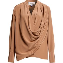 Reiss Reiss Lauren Drape Silk Top