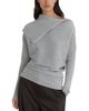 Reiss Reiss Leena Asymmetric Neck Ribbed Sweater - 1