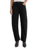 Reiss Reiss Levitt High Rise Cropped Barrel Jeans in Black - 1