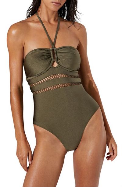 Reiss Reiss Libby Bandeau One-Piece Swimsuit