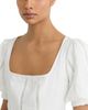 Reiss Reiss Linen Puff Sleeve Midi Dress - 5