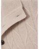 Reiss Reiss Littleton Wool Half Button Diagonal Stitch Sweater - 6