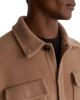 Reiss Reiss Lockwood Wool Concealed Placket Overshirt - 5
