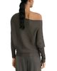 Reiss Reiss Logan Metallic Knit Asymmetric Neck Sweater - 3