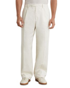 Reiss Reiss Look Cotton Pleated Pants