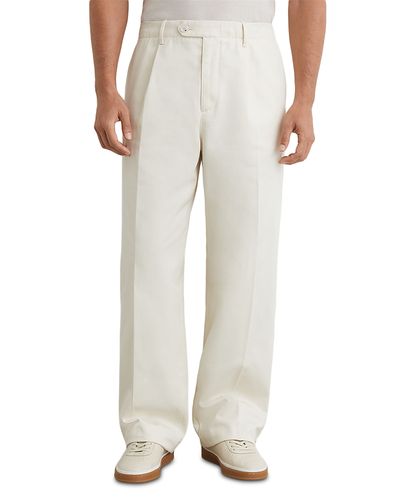 Reiss Reiss Look Cotton Pleated Pants