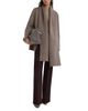 Reiss Reiss Lori Wool Blend Collarless Coat - 2