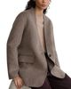 Reiss Reiss Lori Wool Blend Collarless Coat - 3