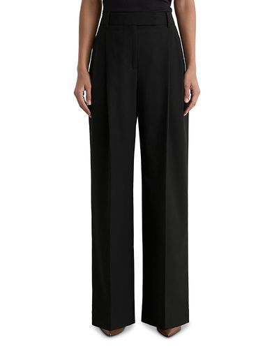 Reiss Reiss Luna Pleated Wide Leg Pants