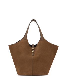 Reiss Reiss Lyra Suede Leather Tote