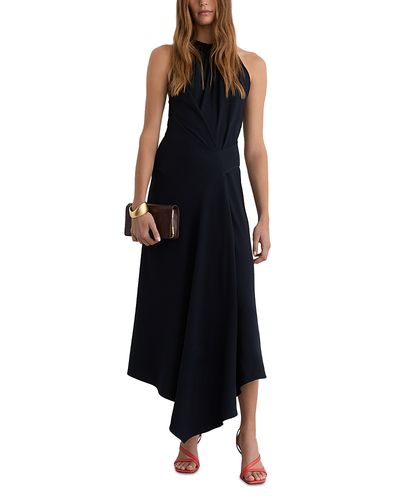 Reiss Reiss Maeve Drape Detail Occasion Midi Dress