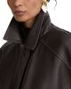 Reiss Reiss Maeve Grained Leather Collared Jacket - 4