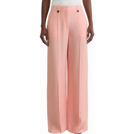 Reiss Reiss Magda Pleated Linen Wide Leg Pants