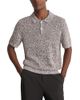 Reiss Reiss Marco Marl Knit Short Sleeve Sweater Polo - 1