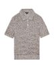 Reiss Reiss Marco Marl Knit Short Sleeve Sweater Polo - 6
