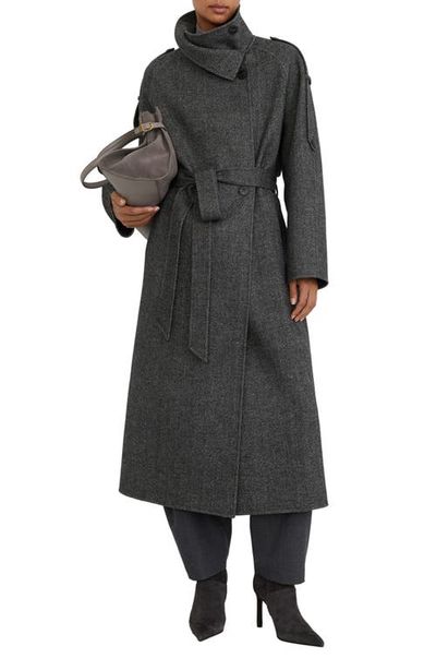 Reiss Reiss Martina Wool Blend Belted Coat