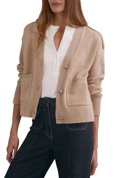 Reiss Reiss Maya V-Neck Wool-Blend Cardigan