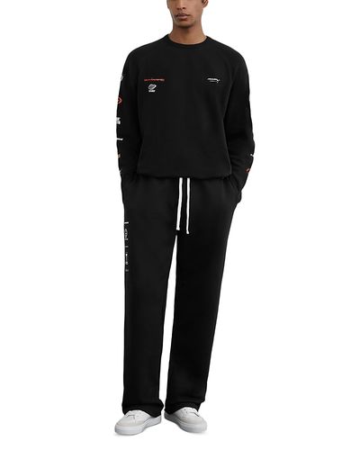 Reiss Reiss McLaren Unisex Born Racers Logo Waffle Sweatshirt