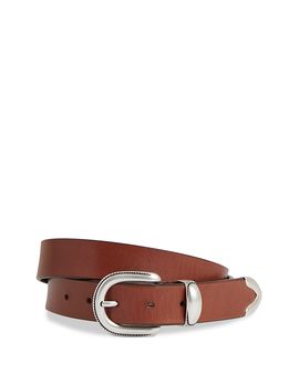 Reiss Reiss Men's Jonny Western Detail Leather Belt