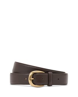 Reiss Reiss Men's Pebble Grain Leather Belt