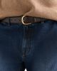 Reiss Reiss Men's Pebble Grain Leather Belt - 3