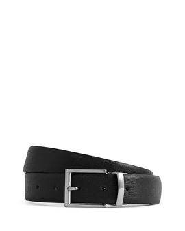 Reiss Reiss Men's Ricky Saffiano/Smooth Reversible Leather Belt
