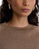 Reiss Reiss Metallic Crewneck Top - 4
