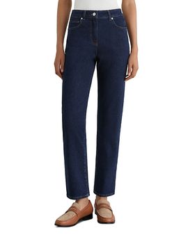 Reiss Reiss Mid Rise Slim Leg Jeans in Dark Blue
