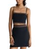 Reiss Reiss Mila Linen Wave Trim Mini Skirt - 1