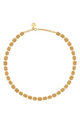 Reiss Reiss Mila Molten Square Necklace