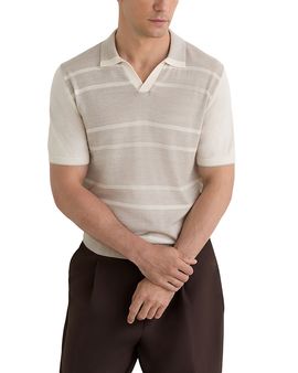 Reiss Reiss Miles Short Sleeve Merino Wool Sweater Polo