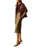 Reiss Reiss Milly Leather Midi Skirt - 2